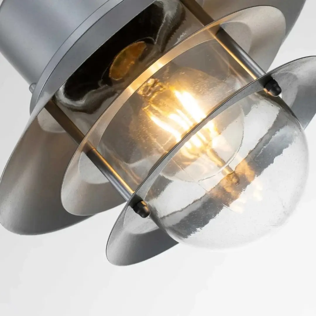 Elstead Lighting Copenhagen LED Hanglamp - 60W - IP44 - Dimbaar - Zilver