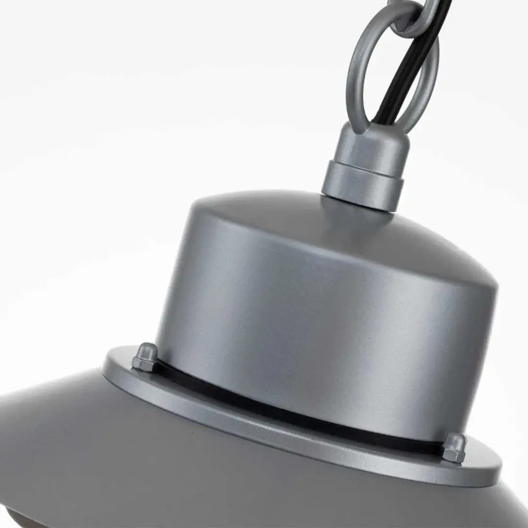 Elstead Lighting Copenhagen LED Hanglamp - 60W - IP44 - Dimbaar - Zilver