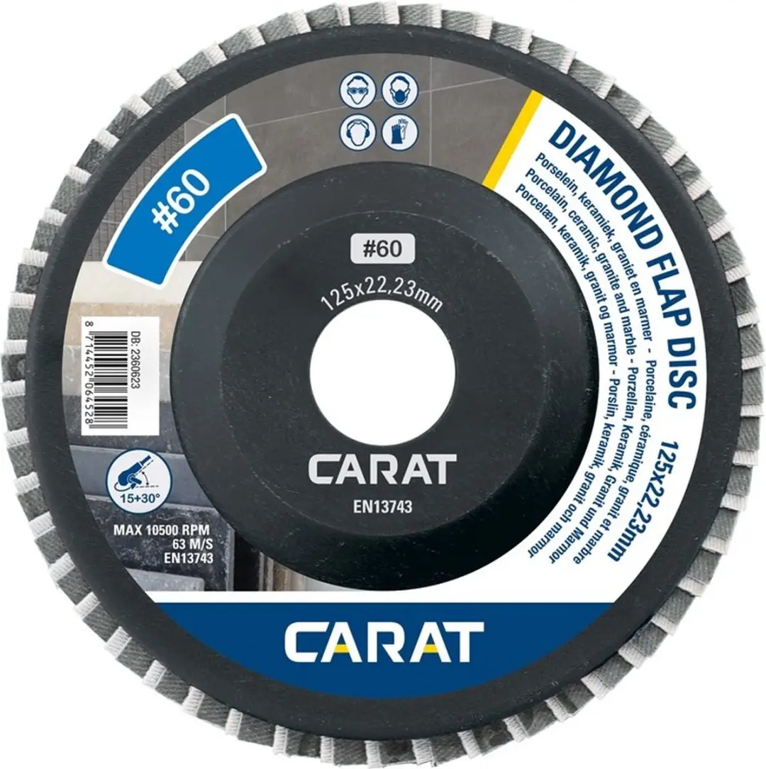 Carat Diamant Lamellenschijf Ø125mm #60