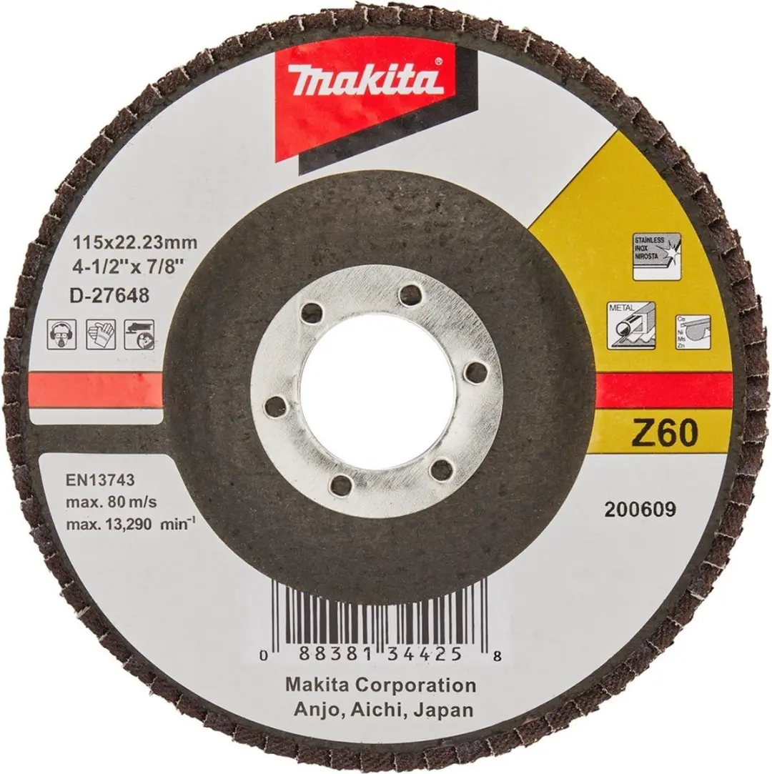 Makita Schuursch.115x22mm K60 Uni-FZ