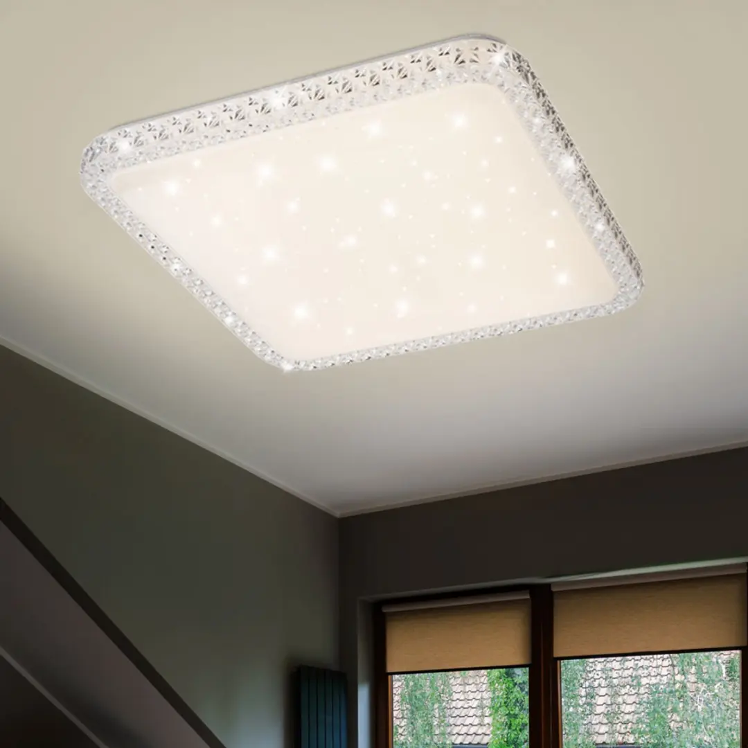Globo LED Plafondlamp Sterrenhemel Kristal 41339-24 - 24W - Wit