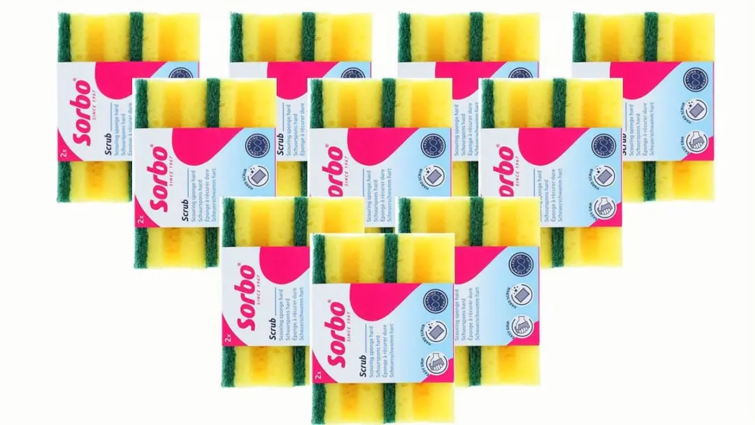 Sorbo Schuurspons Geel Hard XL