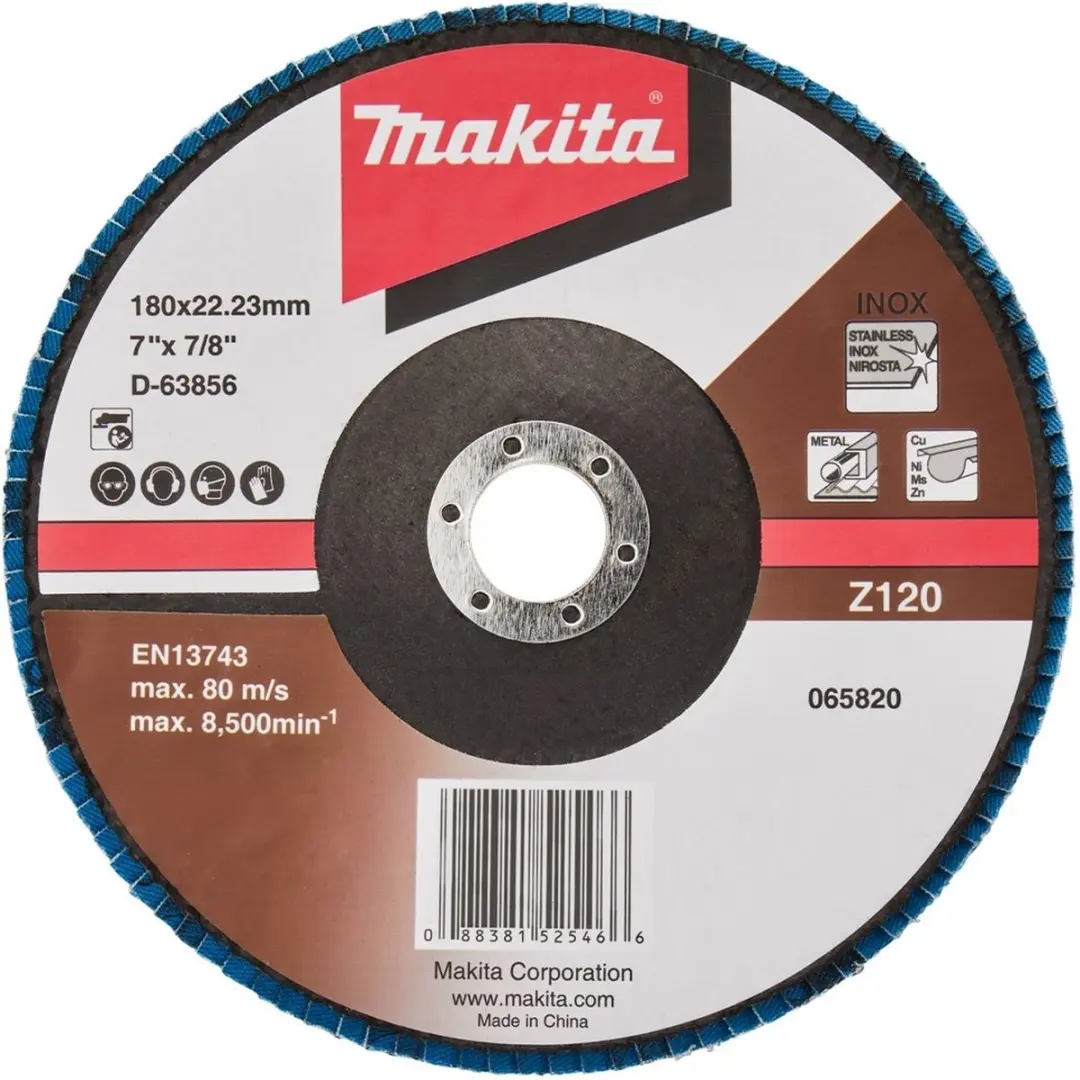 Makita Lamellenschijf 180x22mm Z120 10s
