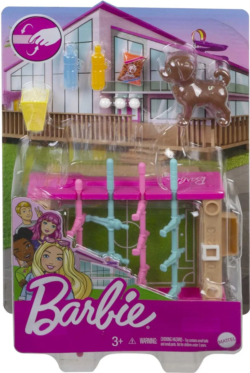Barbie Mini Voetbaltafel - Multicolor - 4 Spelers