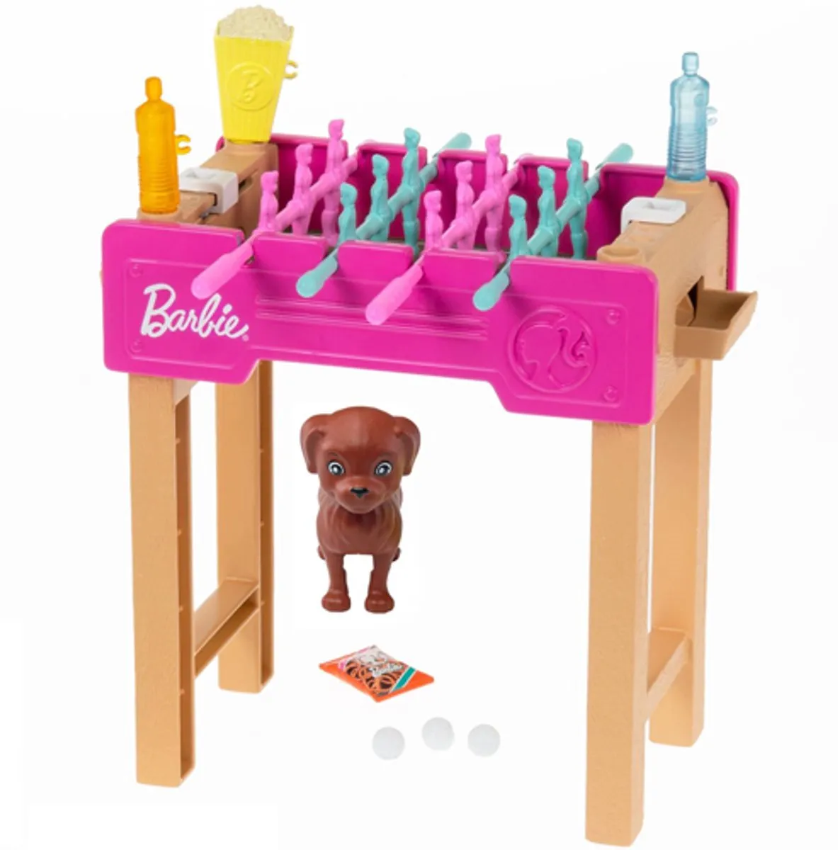 Barbie Mini Voetbaltafel - Multicolor - 4 Spelers