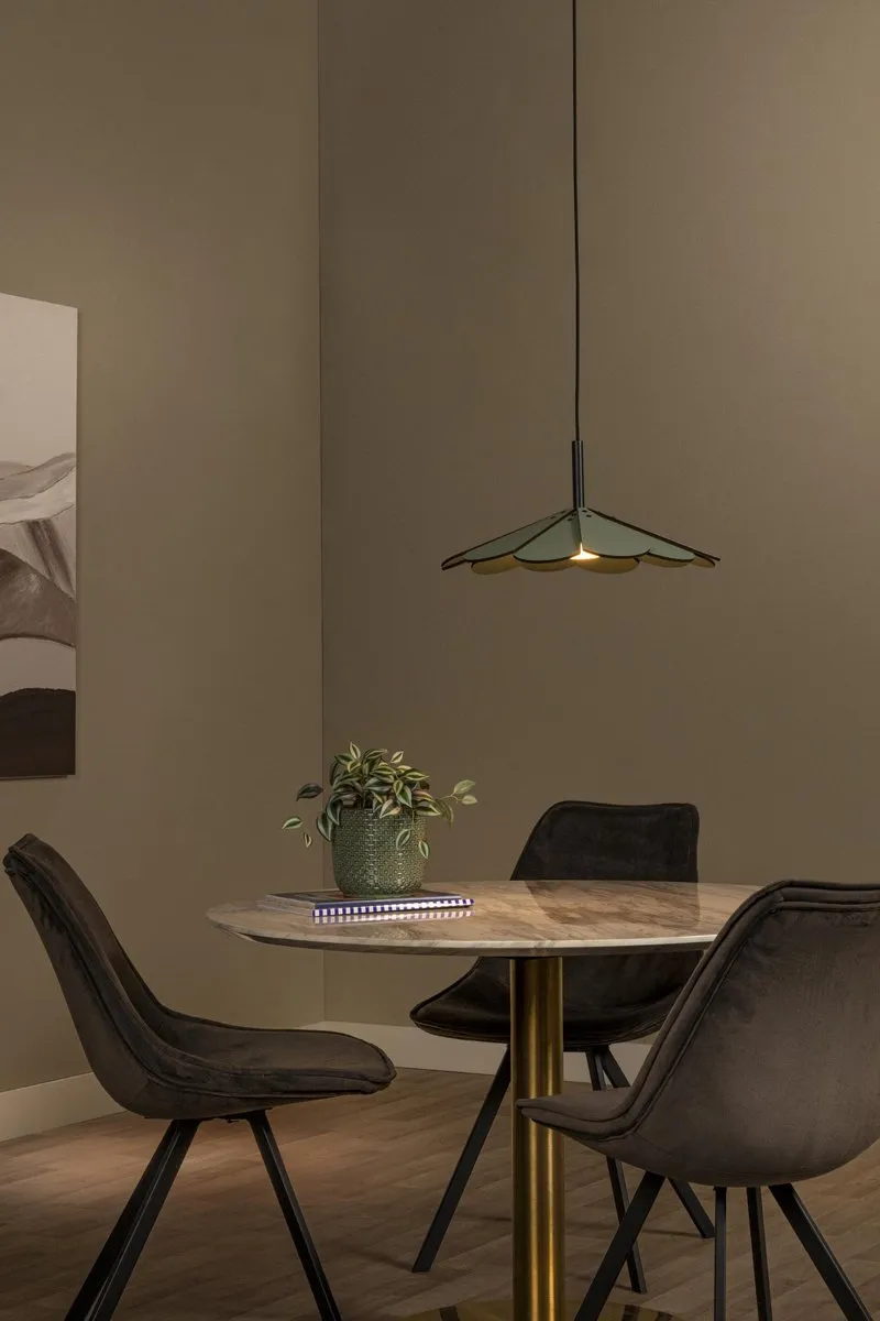 Lucide Blomster Hanglamp Ø47cm - Groen - 9W 2850K