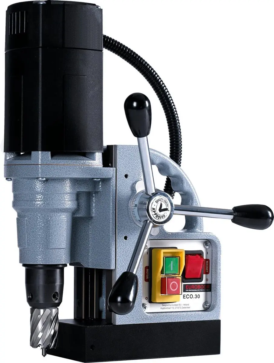 Euroboor ECO30 Magneetboormachine 180W - 30mm - met Koffer
