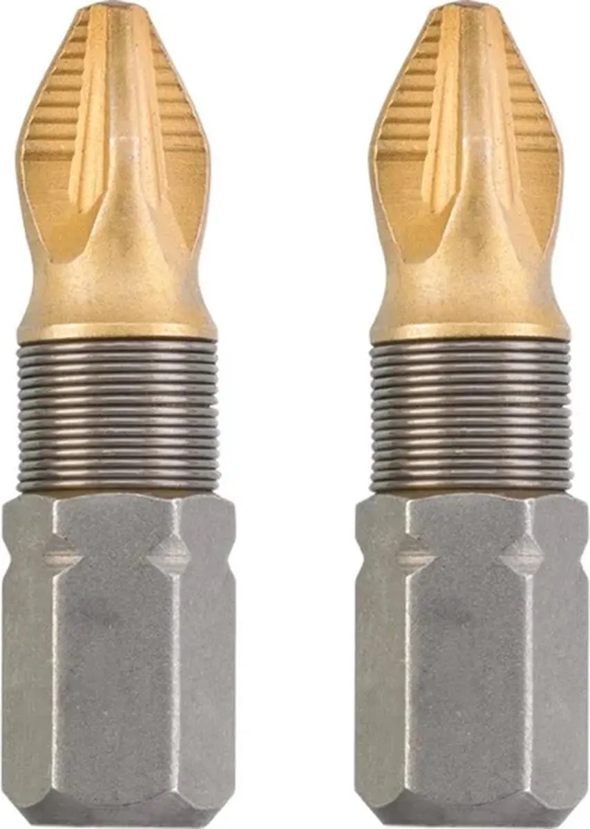 KWB Schroefbit PZ1 Titaan 25mm - 2 Stuks