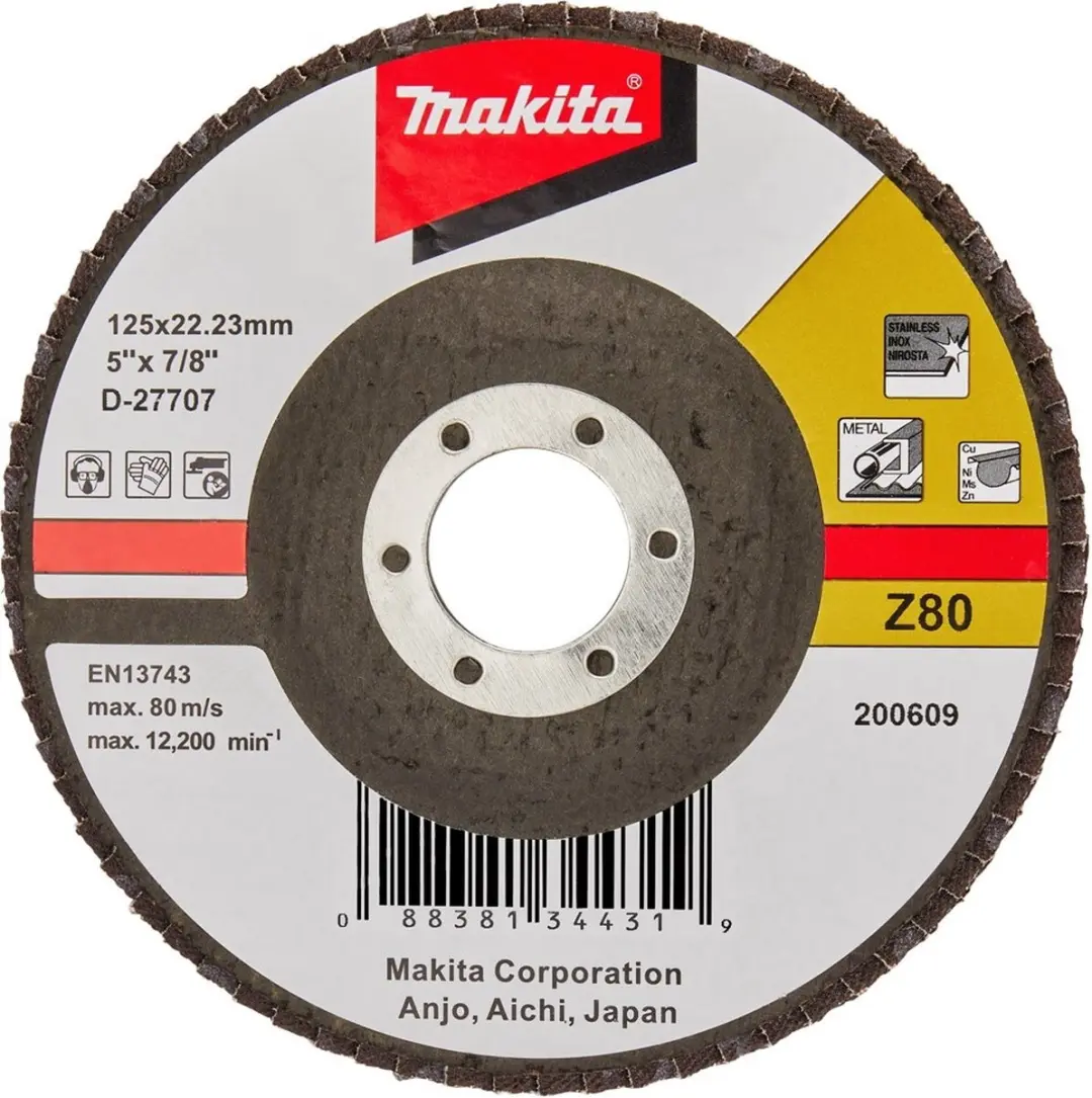 Makita Schuursch.125x2mm K80 Uni-FZ