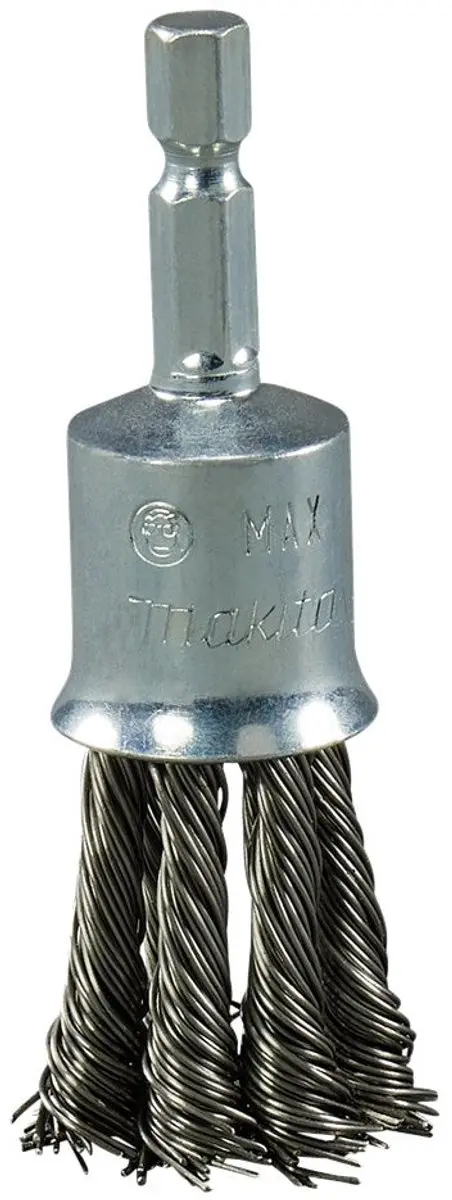 Makita Penseelborstel Zeskant 1/4x19mm RVS