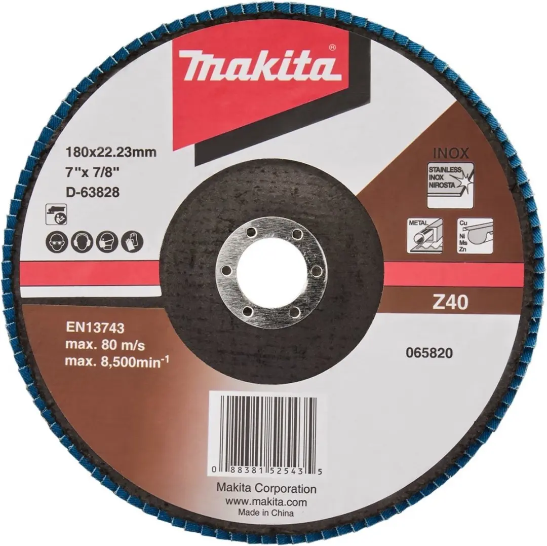 Makita Lamellenschijf 180x22mm Z40 10st