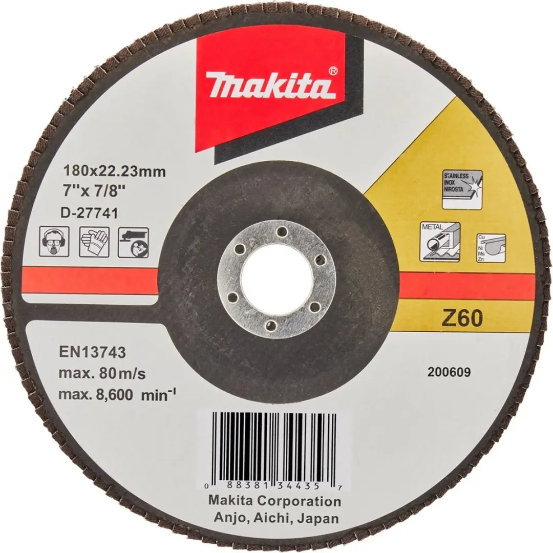Makita Schuursch.180x22mm K60 Uni-FZ