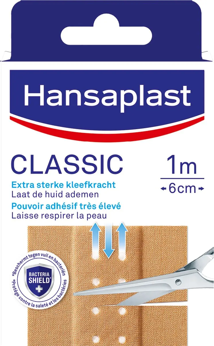 Hansaplast Classic Pleisters 10x100x60mm - Beige