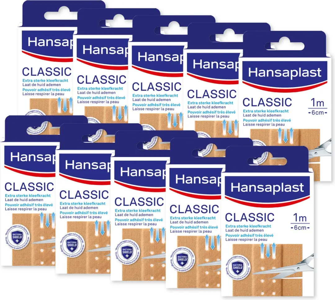Hansaplast Classic Pleisters 10x100x60mm