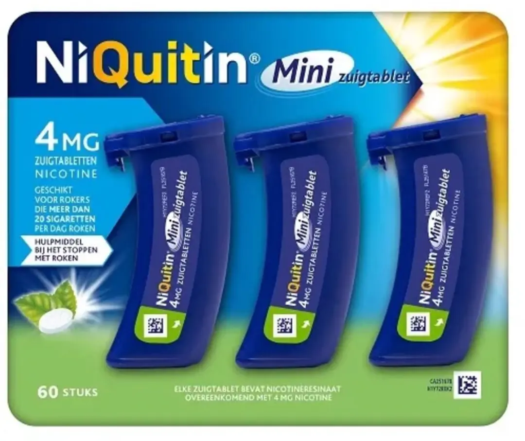 NiQuitin Mini Zuigtabletten 4mg
