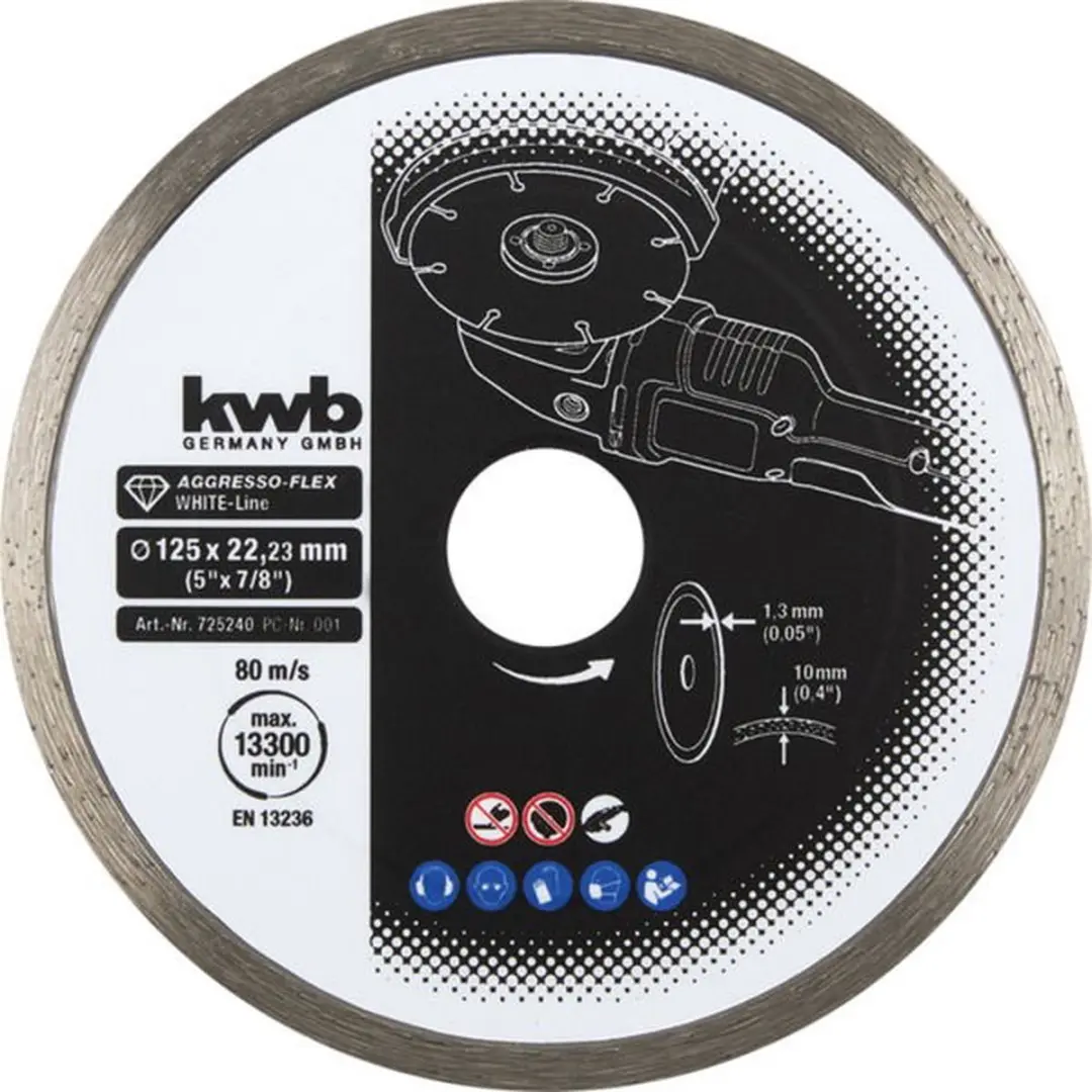 KWB Diamantschijf 125mm White Line 7252-40