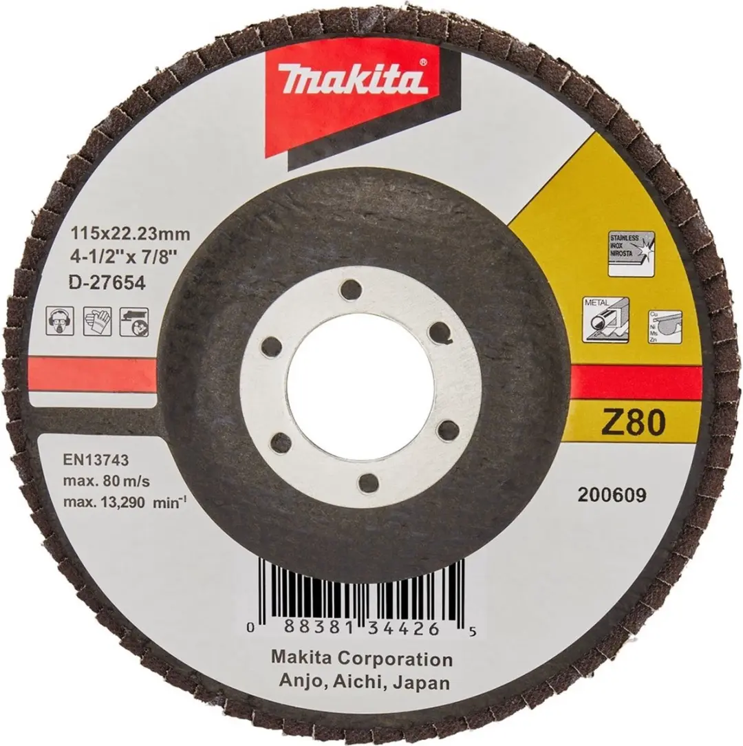 Makita Schuursch.115x22mm K80 Uni-FZ