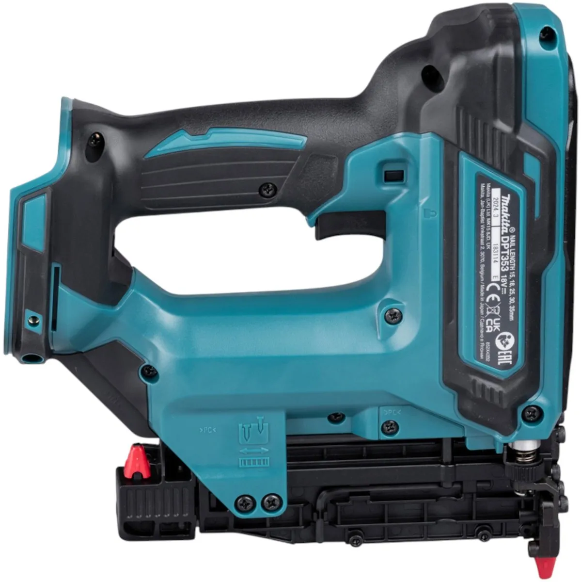 Makita DPT353RTJ Accu-Spijkermachine 18V - 2x 5,0Ah + Oplader + Makpac