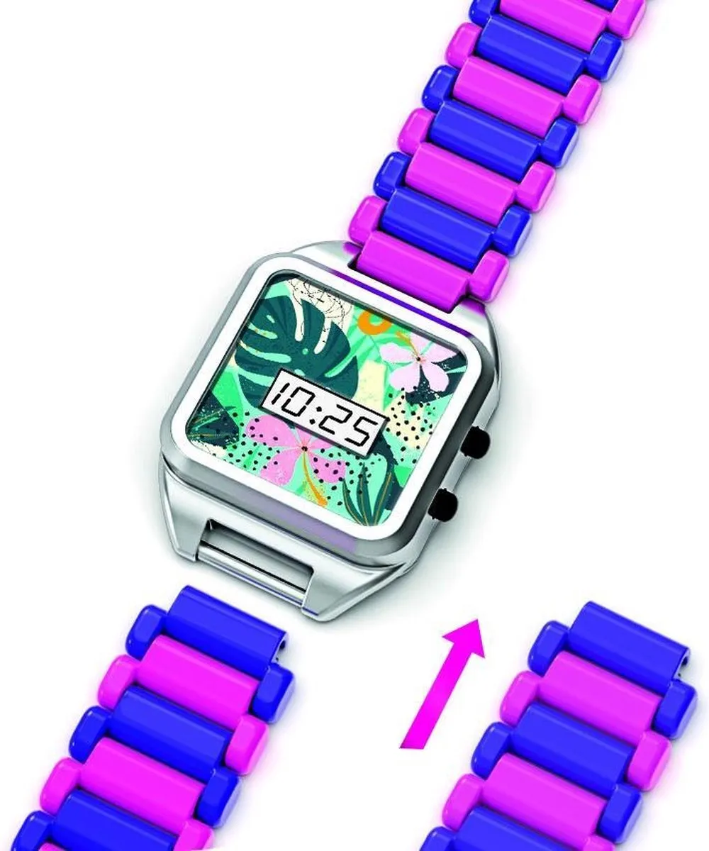 Clementoni Crazy Chic Horloge - Multi kleur