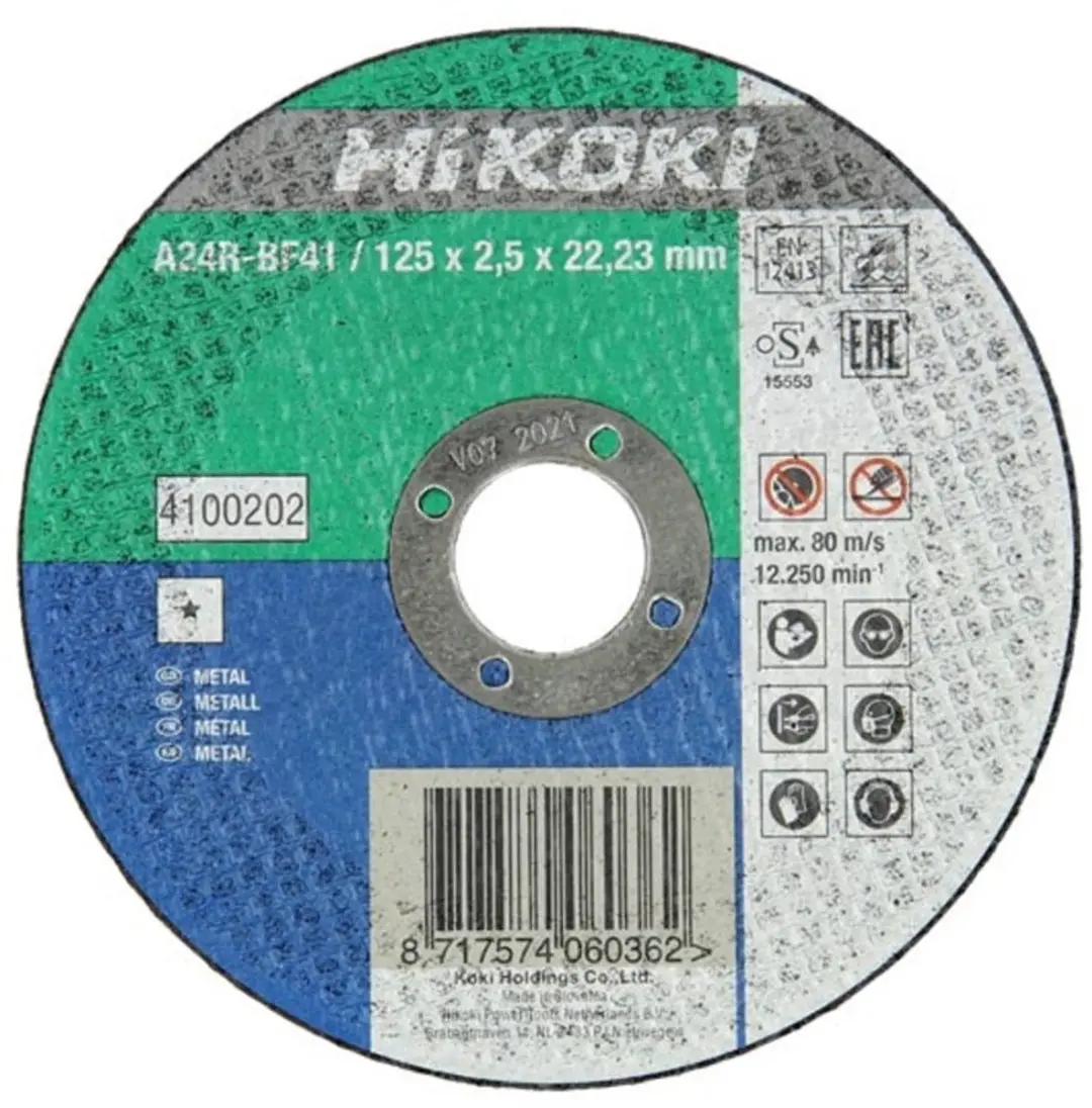 HiKOKI DOORSLIJPSCHIJF (METAAL) 230X3,0 VLAK