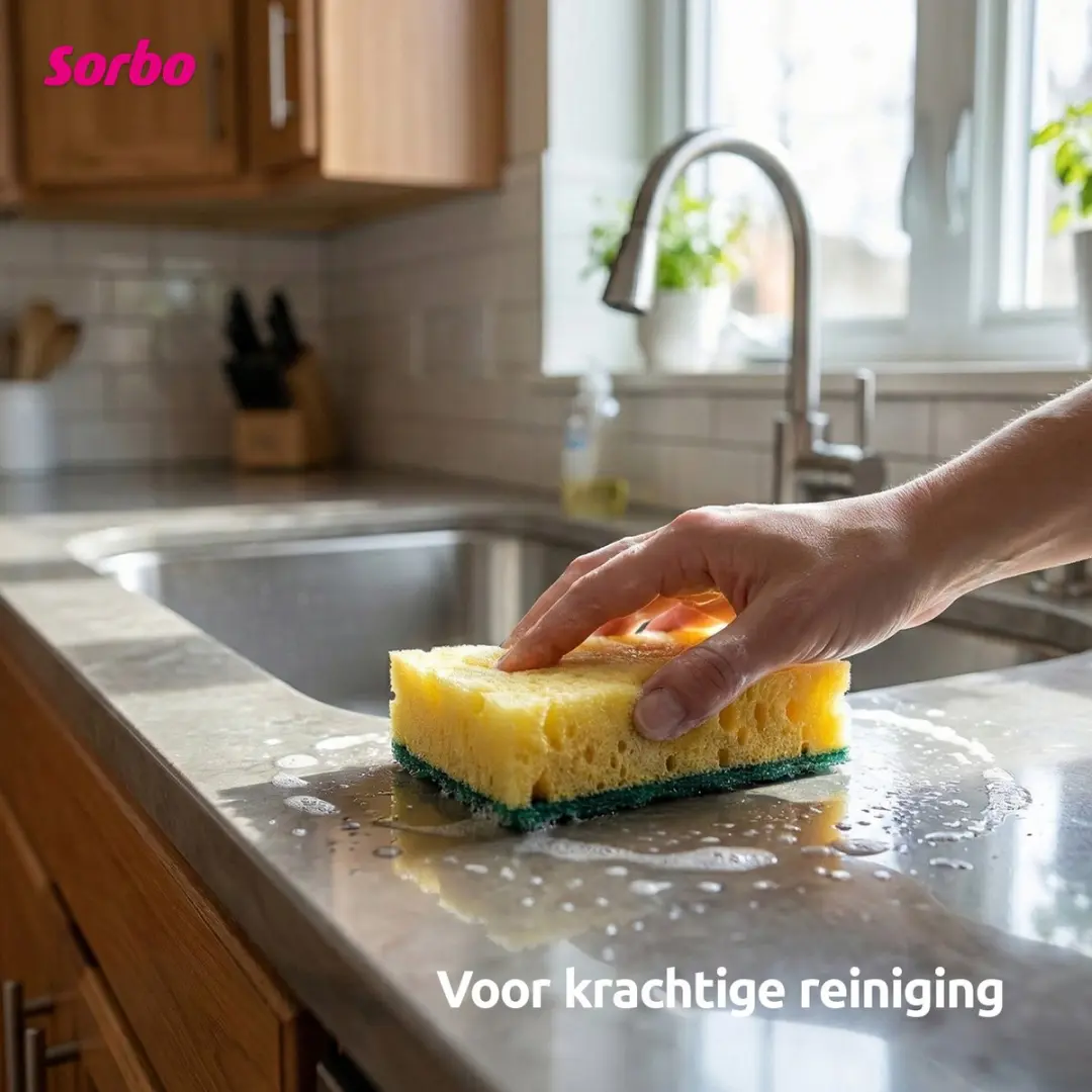 Sorbo XL Schuurspons 10 Stuks - Groen Schuurvlak