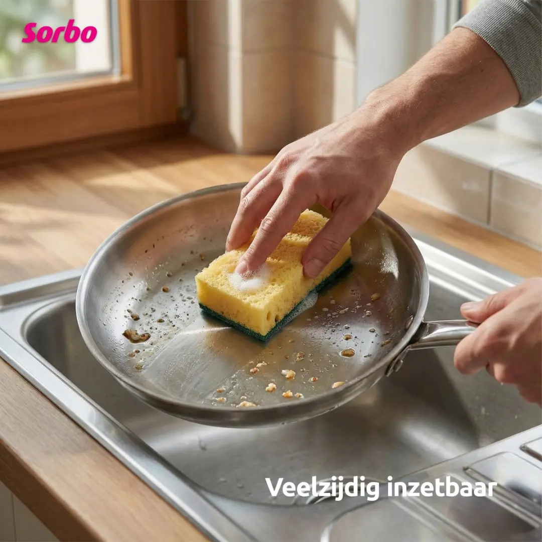 Sorbo XL Schuurspons 10 Stuks - Groen Schuurvlak