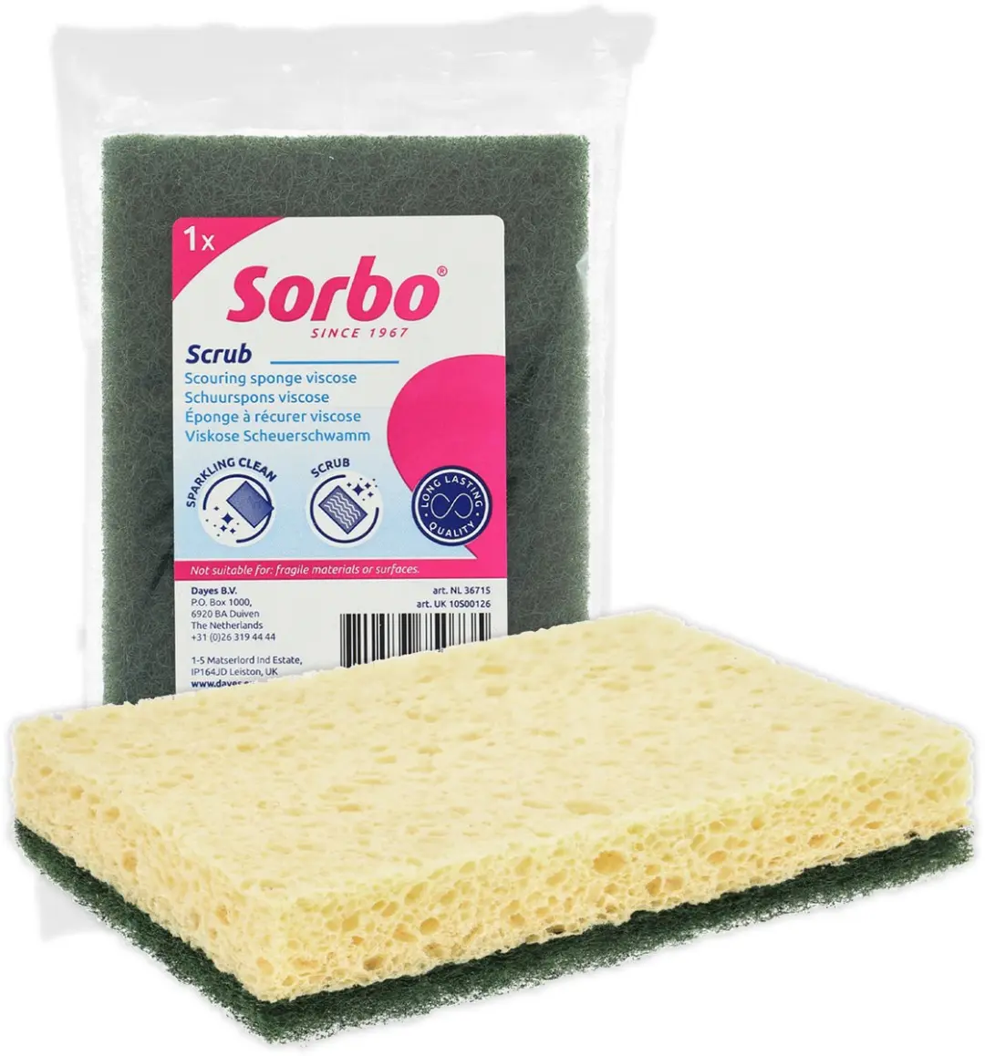 Sorbo Schuurspons Viscose 036715
