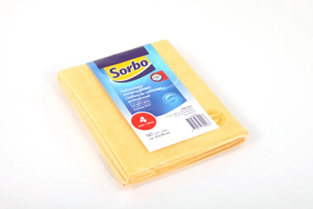 Sorbo Prof Reinigingsdoek Geel - 4 Stuks