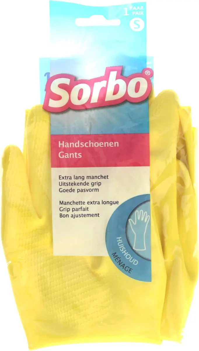 Sorbo Huishoudhandschoenen Geel S