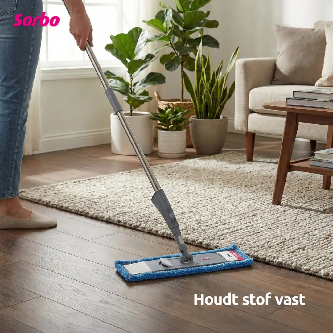 Sorbo Floor Dry Microvezel Vloerdoek Blauw