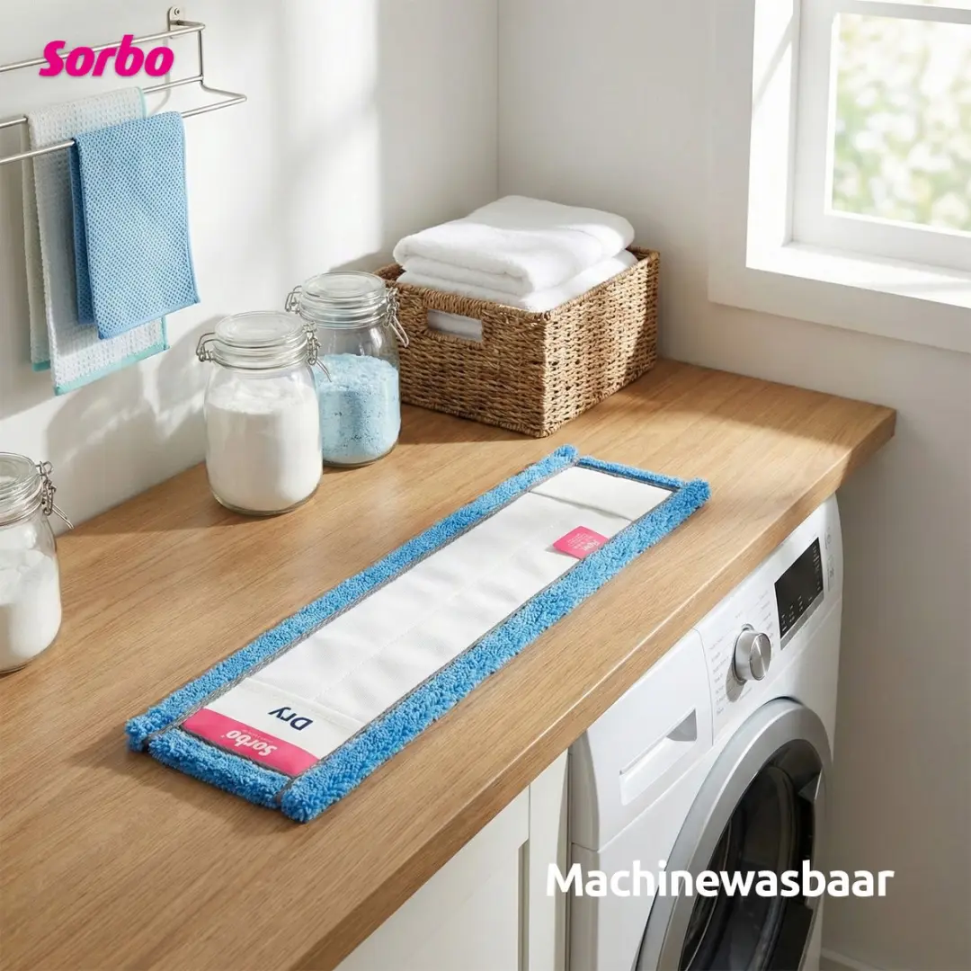 Sorbo Floor Dry Microvezel Vloerdoek Blauw - afbeelding 6 van 6