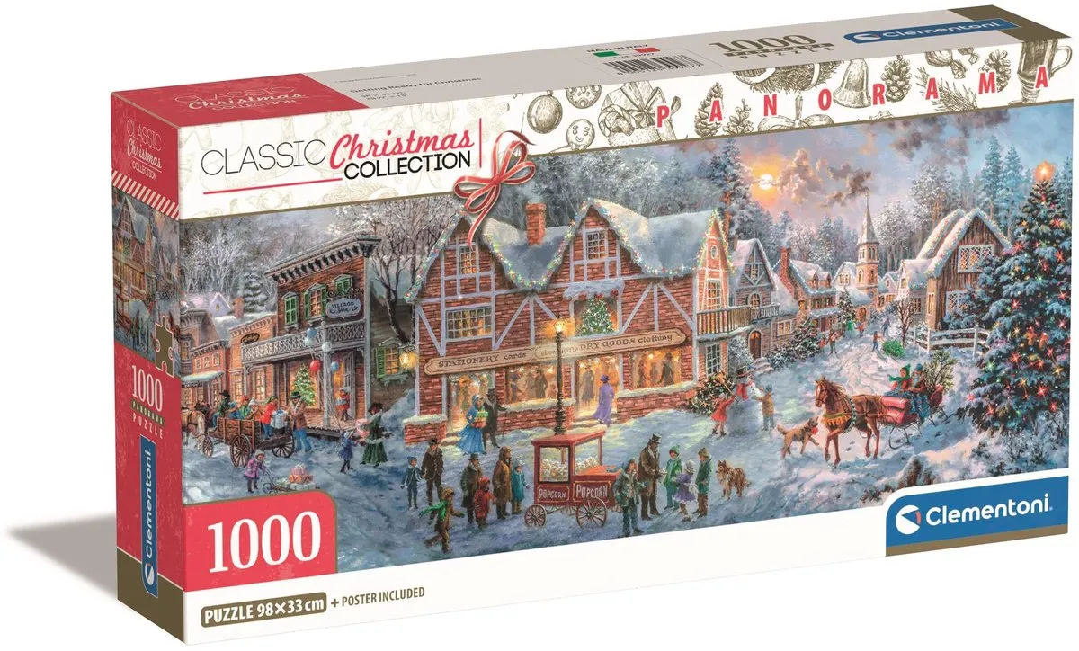 Clementoni Getting Ready for Christmas Puzzel 1000 Stuks