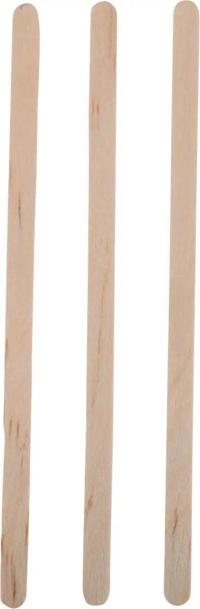Panda Houten Roerstokjes Bamboe 140mm