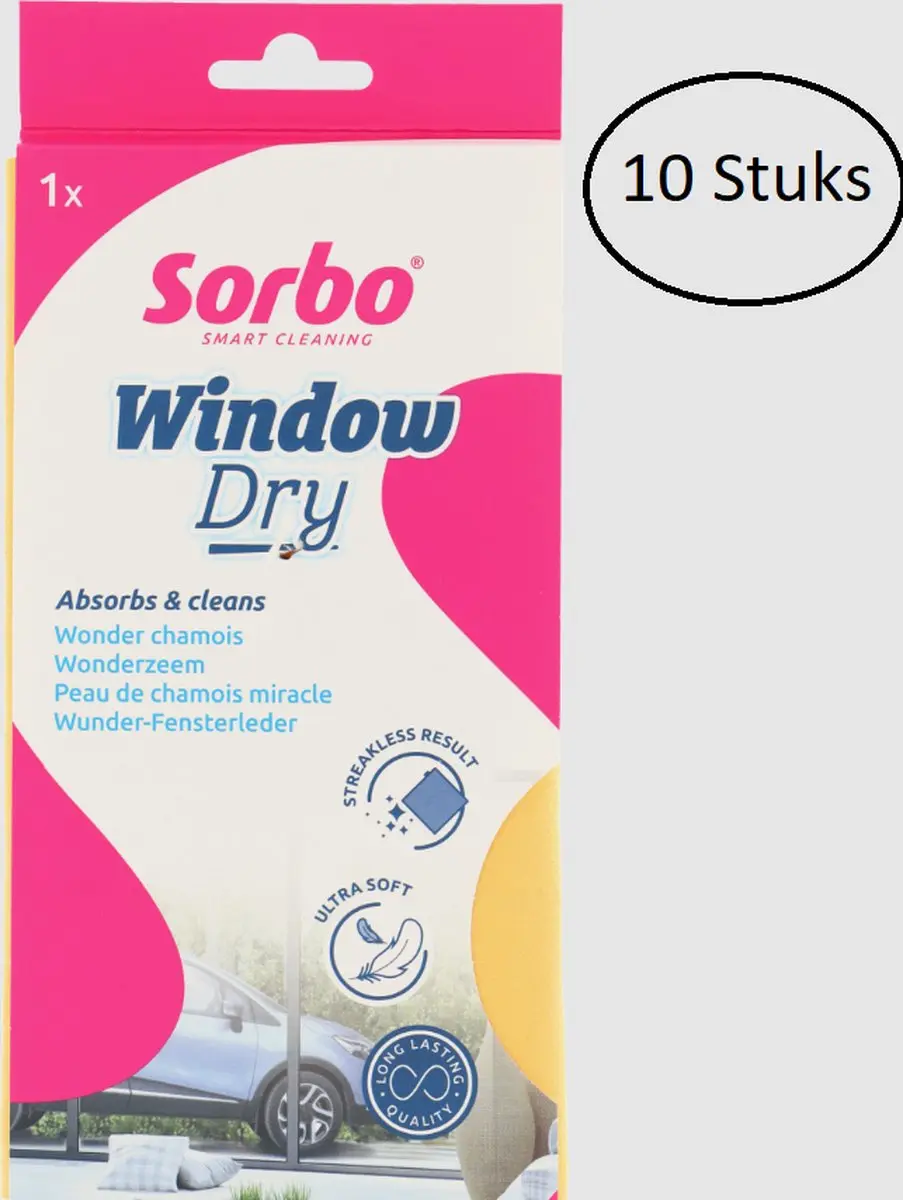 Sorbo Wonderzeem 38x40cm - 10 Stuks - Geel