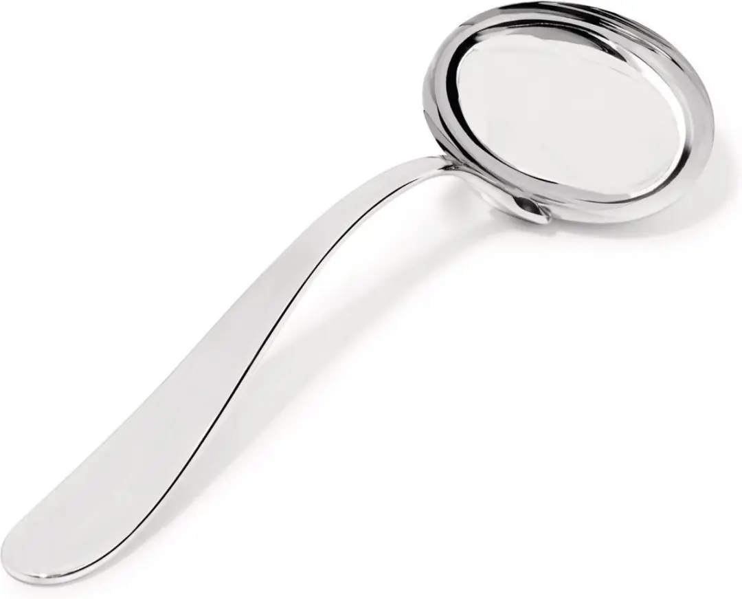 Alessi Nuovo Milano Opscheplepel - Zilver