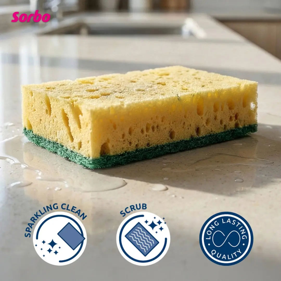 Sorbo Schuurspons Extra Sterk - 3 Stuks - afbeelding 6 van 6