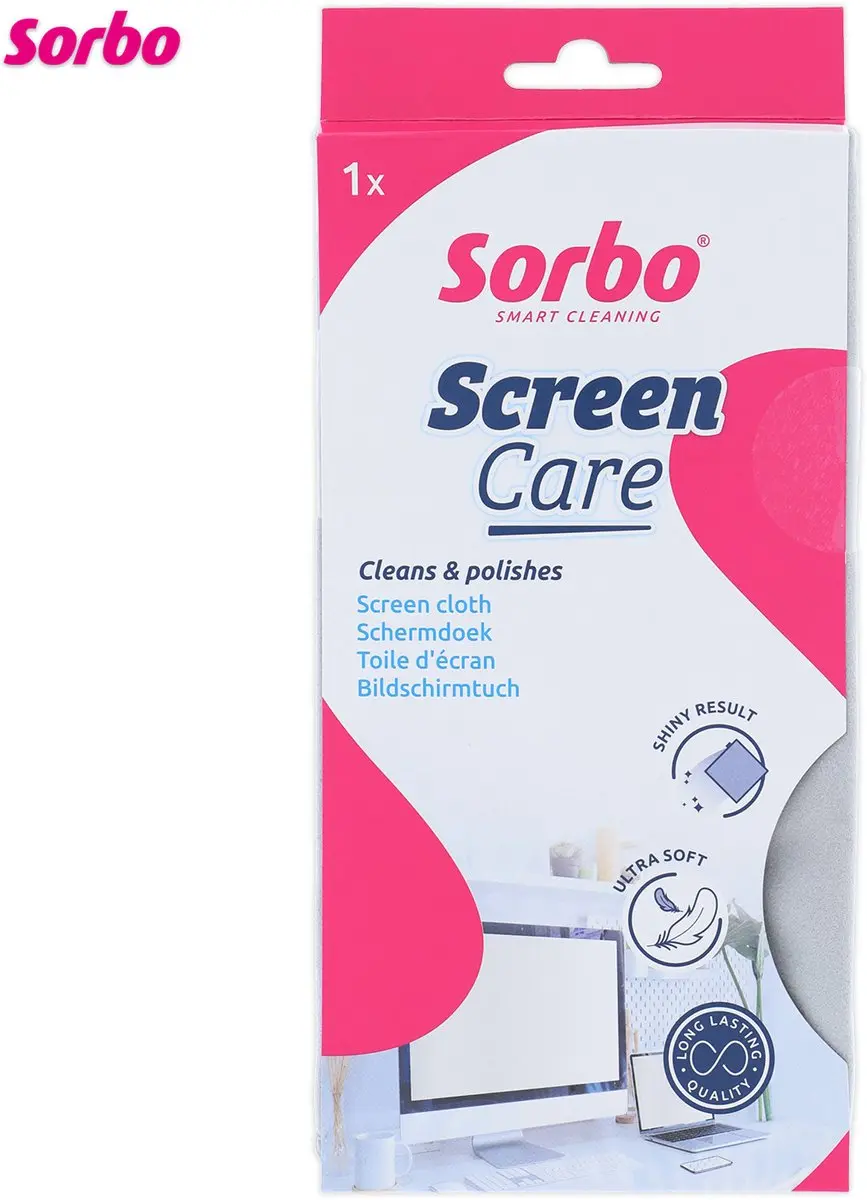 Sorbo Screen Care Microvezeldoek - Grijs