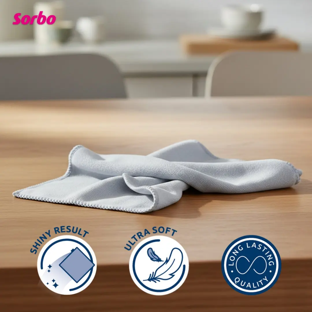 Sorbo Screen Care Microvezeldoek - Grijs - afbeelding 6 van 6