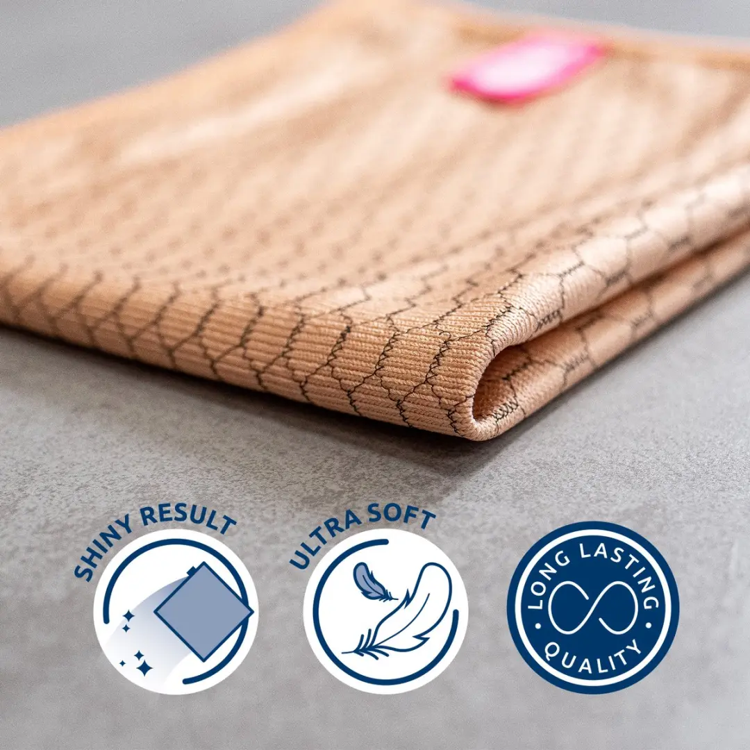 Sorbo Multi Shine Microvezeldoek - Glas & Sanitair - Oranje