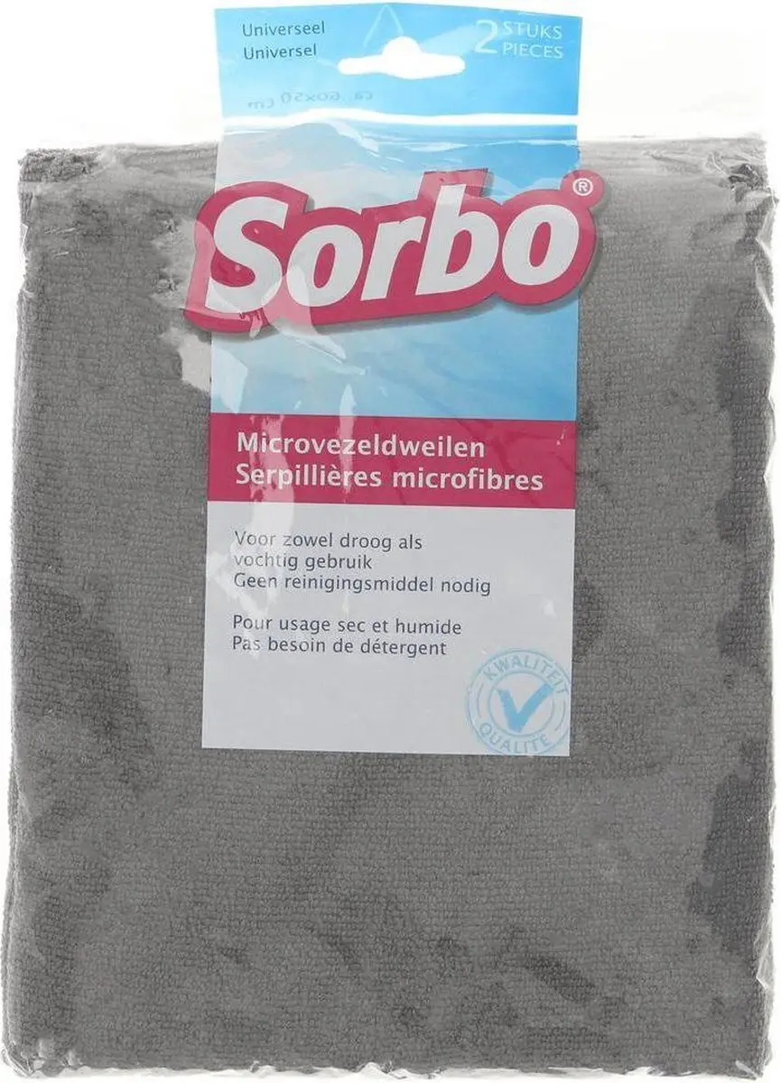 Sorbo Microvezeldweil Grijs 50x60cm
