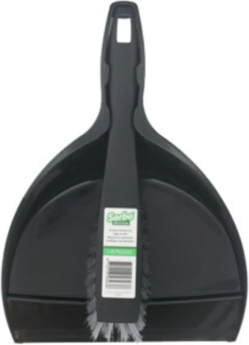 Sorbo Recycled Stoffer & Blik 229036 - Zwart - afbeelding 6 van 6