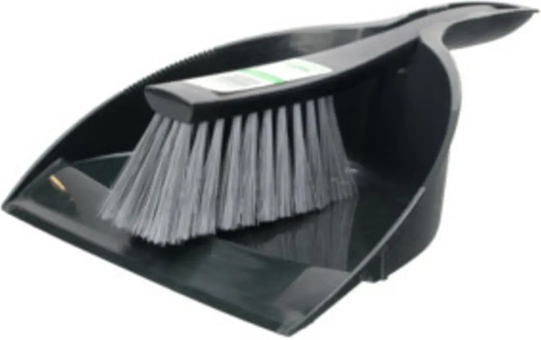 Sorbo Recycled Stoffer & Blik 229036 - Zwart