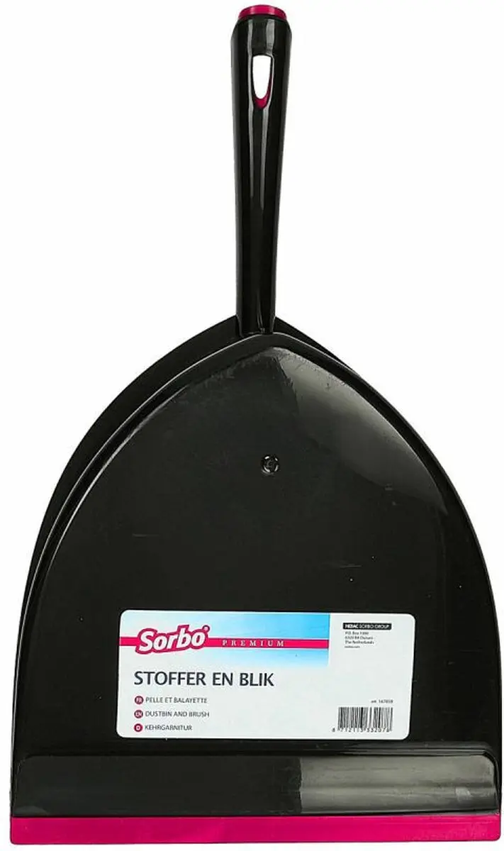 Sorbo 410001 Stoffer en Blik - Roze/Zwart