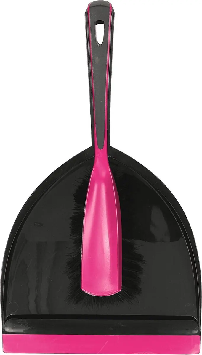 Sorbo 410001 Stoffer en Blik - Roze/Zwart