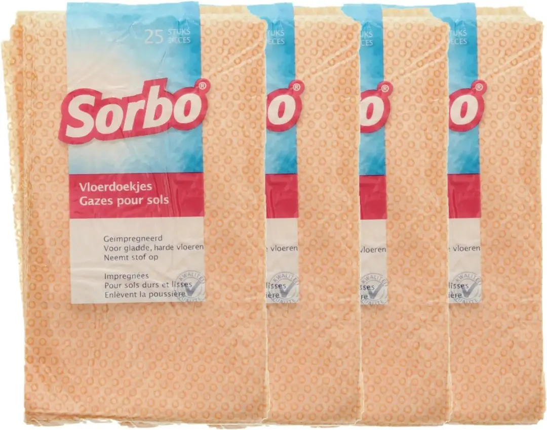 Sorbo Vloerdoekjes Donkergeel