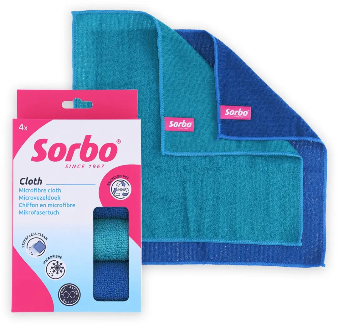 Sorbo Recycled Microvezeldoeken 35x35cm