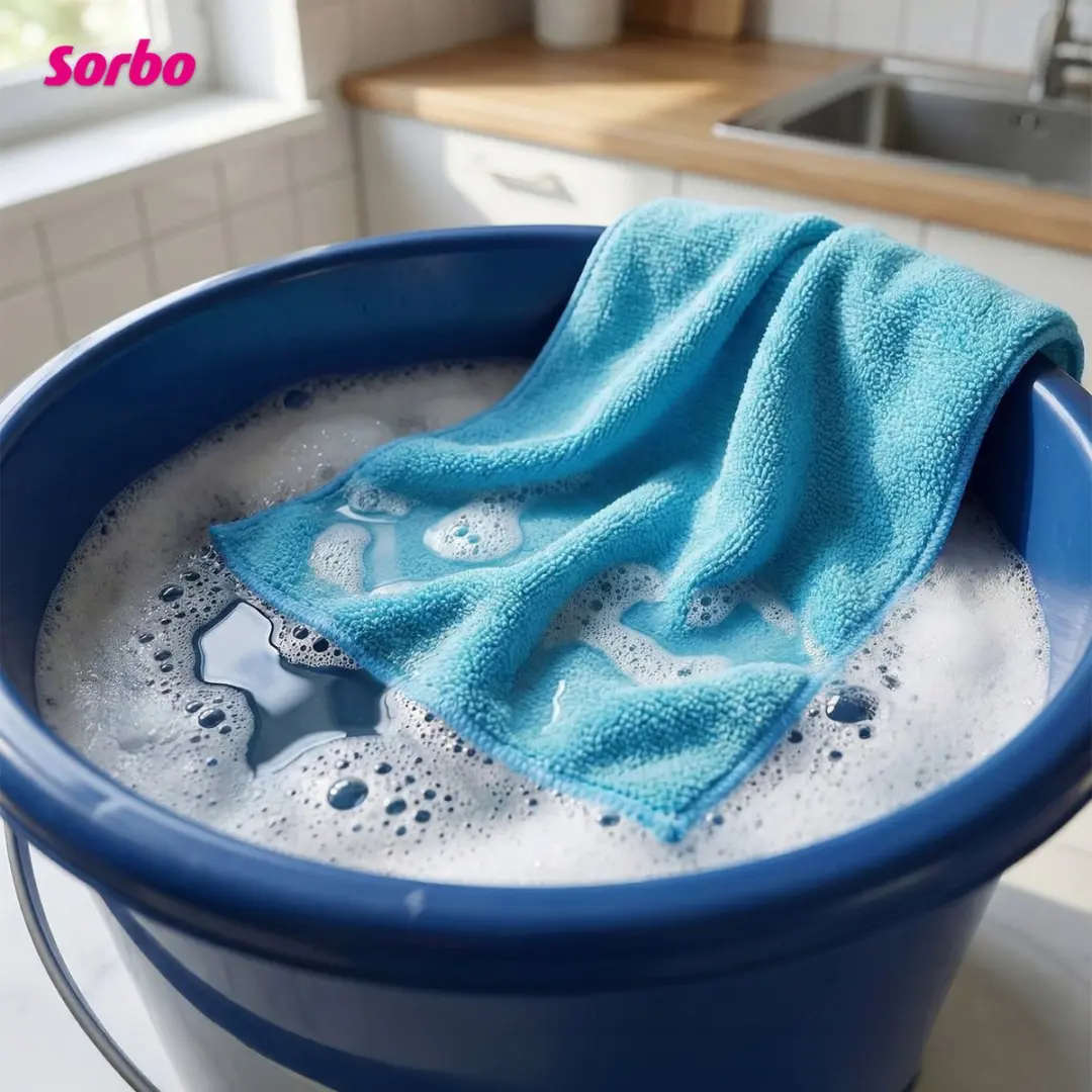 Sorbo Recycled Microvezeldoeken 35x35cm - 4 Stuks - Multicolor