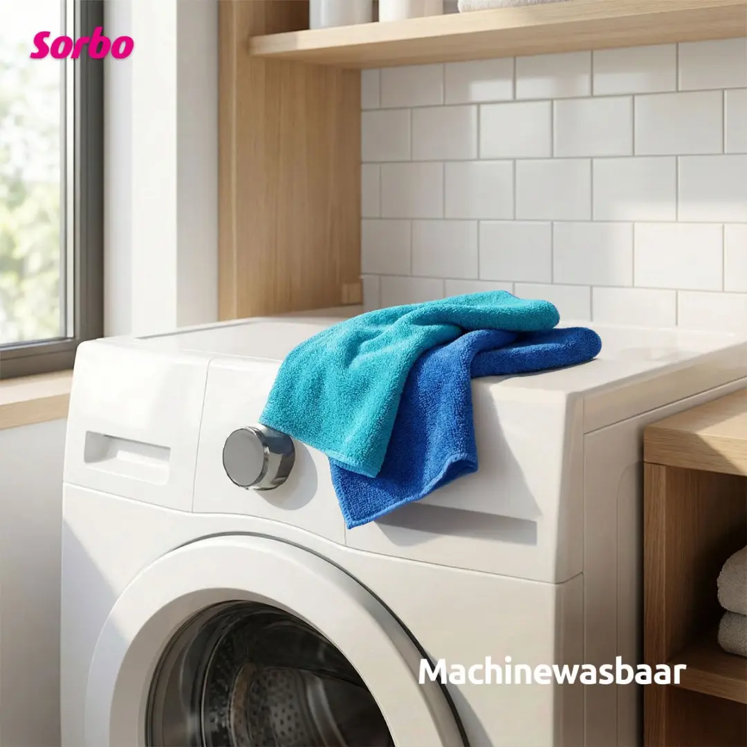Sorbo Recycled Microvezeldoeken 35x35cm - 4 Stuks - Multicolor
