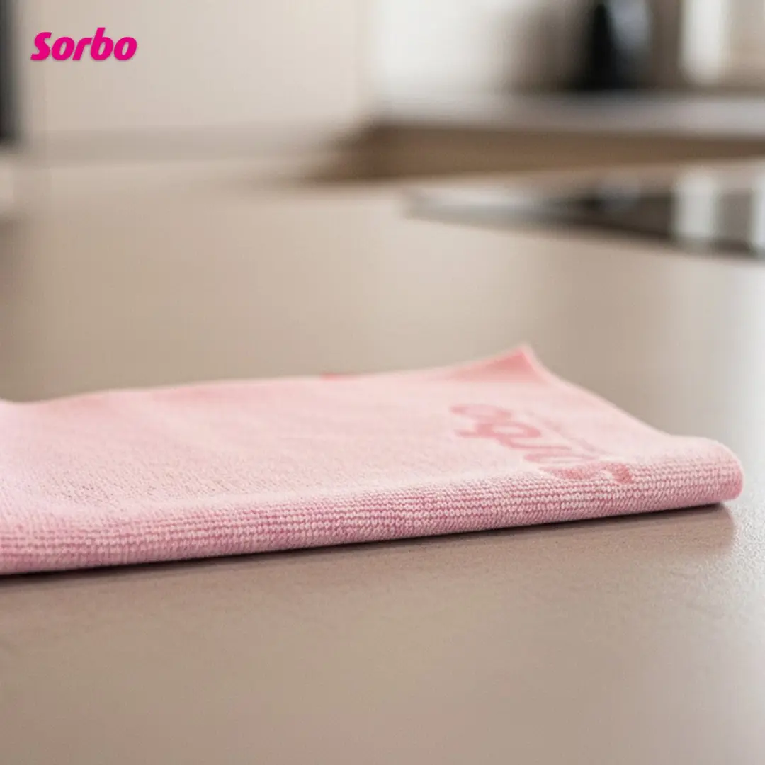 Sorbo Kitchen Wonder Microvezeldoek - 2 Stuks - Roze - afbeelding 6 van 6
