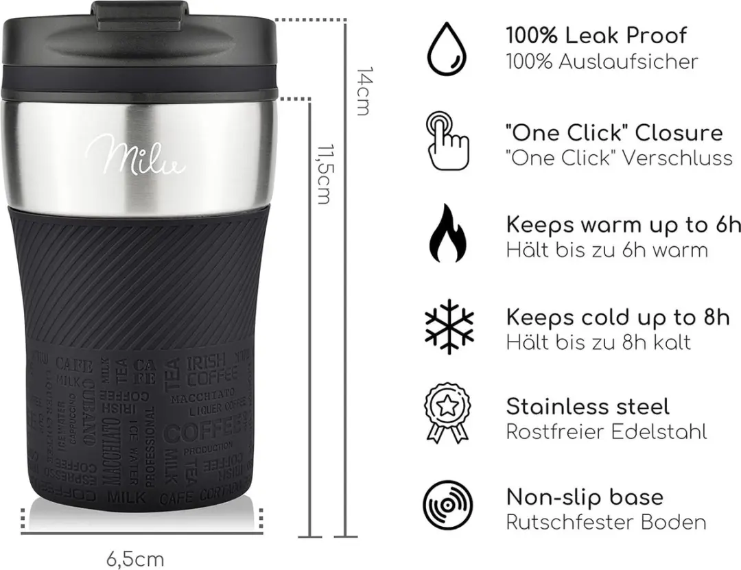 Milu Lekvrije Isoleerbeker 210ml